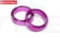 HPI86616 Tandwiel afstand ring Paars, 2 st.