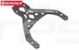 HPI87290 HD Plaat voor boven Gun-Metal, 1 st.