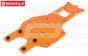 HPI87482 Chassis plaat achter onder Oranje, 1 st.