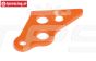 HPI87489 Motor steun plaat links Oranje, 1 st.