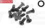 HPI94554 Inbus bolkop M4-L10 mm, 10 St.