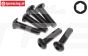 HPI94757 Inbus bolkop M5-L20 mm, 6 St.