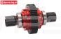 TPS87568/04 Alu-Differentieel HPI-Rovan Rood, 1 st.