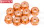 HPIZ868 Aluminium borgmoer M4 Oranje, 10 St.