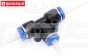 TPS0968/02 Hydraulische T Stuk Ø4 mm, 1 St.