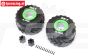 LOS-1818 LOSI LMT Monster Truck band Medium groen, set