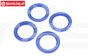LOS-1821 LOSI LMT 2.0 Monster Truck Beadlock blauw, 4 st.
