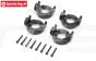 LOS-1824 LOSI LMT 2.0 Monster Truck Fusee buiten, set