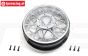 LOS-2305 Promoto achter velg zilver, 1 st.