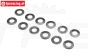LOS-2070 LOSI LMT 2.0 HD Servo-saver ring medium, 12 st.