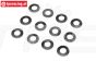 LOS-2071 LOSI LMT 2.0 HD Servo-saver ring zacht, 12 st.
