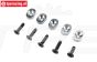 LOS-4166 LOSI 5IVE-TG Motor Plaatjes 18,5/67T, 5 st.