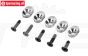 LOS-4175 LOSI 5IVE-TG Motor Plaatjes 21/67T, 5 st.
