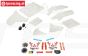 LOS250018 LOSI DBXL-DBXL-E Kap Transparant, Set