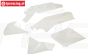 LOS250018 LOSI DBXL-DBXL-E Kap Transparant, Set