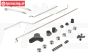 LOS251017 LOSI DBXL-MTXL Gas-rem stang, Set