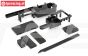 LOS251038 LOSI MTXL Radioplaat, Set