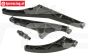 LOS251100 LOSI DBXL-E 2.0 Chassis steunen, set