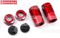 LOS253004 Schokdemper huis rood DBXL-MTXL, 2 st.