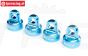 LOS253031 Alu-Schokdemper dop blauw SBR-2.0-SRR, 4 st.