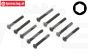 LOS255011 LOSI Inbus bolkop M4-L30, 10 st.