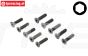 LOS255017 Inbus verzonken kop M4-L16 mm, 10 st.
