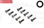 LOS255019 Inbus verzonken kop M4-L14 mm, 10 st.