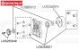 LOS256008 LOSI DBXL-MTXL Motor Afstand zilver, set