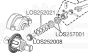 LOS252008 Differentieel tandwiel 43-13T DBXL-MTXL, set
