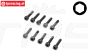 LOS265001 Inbus normale kop M3-L14 mm, 10 st.