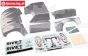 LOS350006 Kap Transparant, LOSI 5T 2.0, Set