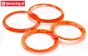 LOSI LOS45007 Beadlock Neon oranje