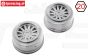 LOS45020 Velgen zilver SBR-SRR, 2 st.