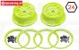 LOS45024 Velgen Neon geel Ø120-B70 mm, set
