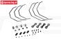 LOSB2562 Stabilisator LOSI 5T-BWS, Set