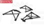 LOSB2576 Rol kooi deel achter LOSI 5T-BWS, Set