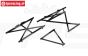 LOSB2578 Rol kooi deel midden boven LOSI 5T-BWS, Set