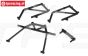 LOSB2580 LOSI 5IVE-T Rol kooi deel achter, Set