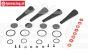 LOSB2856 Schokdemper rubbers LOSI 5T-BWS-TLR, Set