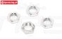 TPSB3227/10 Aluminium Wielmoer Zilver 25 mm, 4 st.