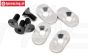 LOSB5801 Motor plaatjes 19T LOSI 5T, 4 st.