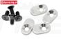LOSB5806 Motor Plaatjes 17,5T LOSI 5T, 4 st.