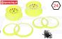LOSB7035 Velgen Neon-Geel Ø120-B60 mm, Set