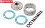 LOS-3732 LOSI 5IVE-T Aluminium Differentieel huis, set