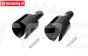 LOS-3682 LOSI 5IVE-T Differentieel as voor-achter, 2 st.