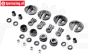 LOS-3685 LOSI 5IVE-T Schokdemper delen, set