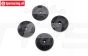LOS-3675 LOSI 5IVE-T 3.0 Schokd. zuiger Ø24-2,0 mm, 4 st.
