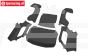 LOS-4000 LOSI 5IVE-TE 3.0 Kap zwart, set