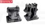 LOS-3717 LOSI 5IVE differentieel behuizing achter, set