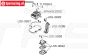 LOS-3698 LOSI 5IVE-TE 3.0 ESC houder IC5, Set